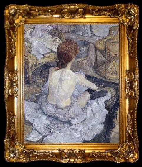 framed  Henri  Toulouse-Lautrec The Toilette (mk09), ta009-2